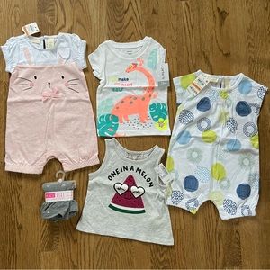 NWT Bundle of 5 - size 12 mo